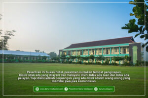 Pesantren Bukanlah Hotel