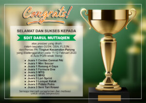 Selamat dan Sukses untuk SDIT Darul Muttaqien