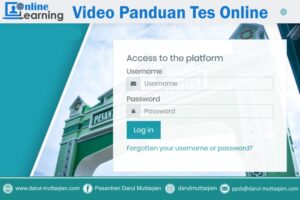 Video Panduan Tes Online Santri Baru Tahap 2