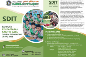 Brosur Pendaftaran SDIT 2020-2021