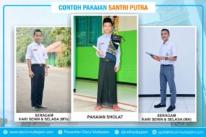 Contoh Pakaian Santri Putra TMI