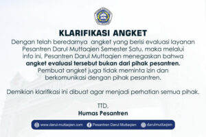 Klarifikasi Angket