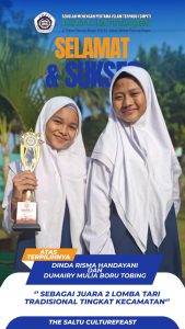 Santri SMPIT Darul Muttaqien Raih Juara 2 Lomba Tari Tradisional Tingkat Kecamatan