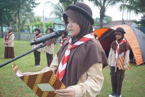SDIT Darul Muttaqien Gelar Upacara Pembukaan PERJUSA, Santri Antusias Ikuti Perkemahan Dua Hari